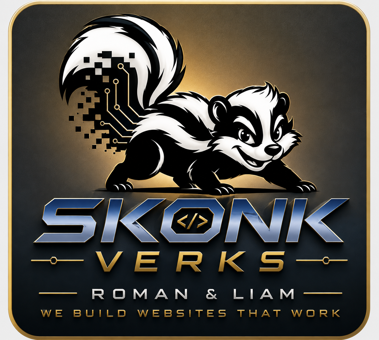 Skonk Verks logo.
